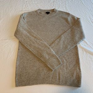XS oatmeal crew neck J. Crew wool sweater